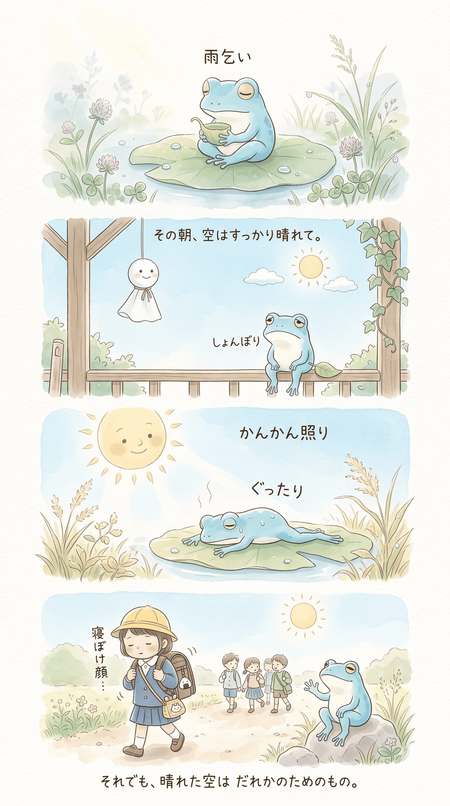 空色のアマガエル