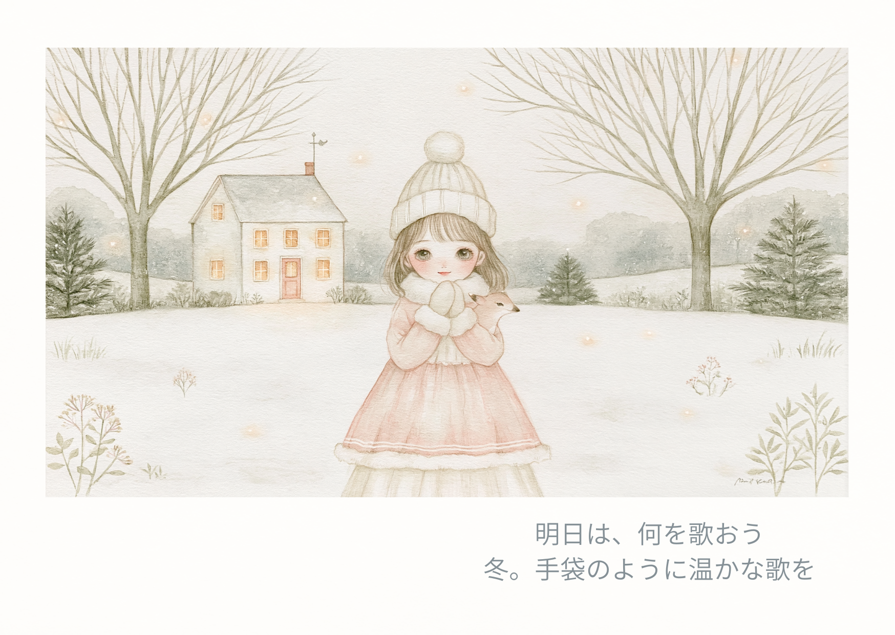 明日は何を歌おう ポストカード 3